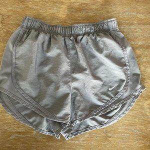 Womens Nike DriFit Dri Fit Shorts Gray Small